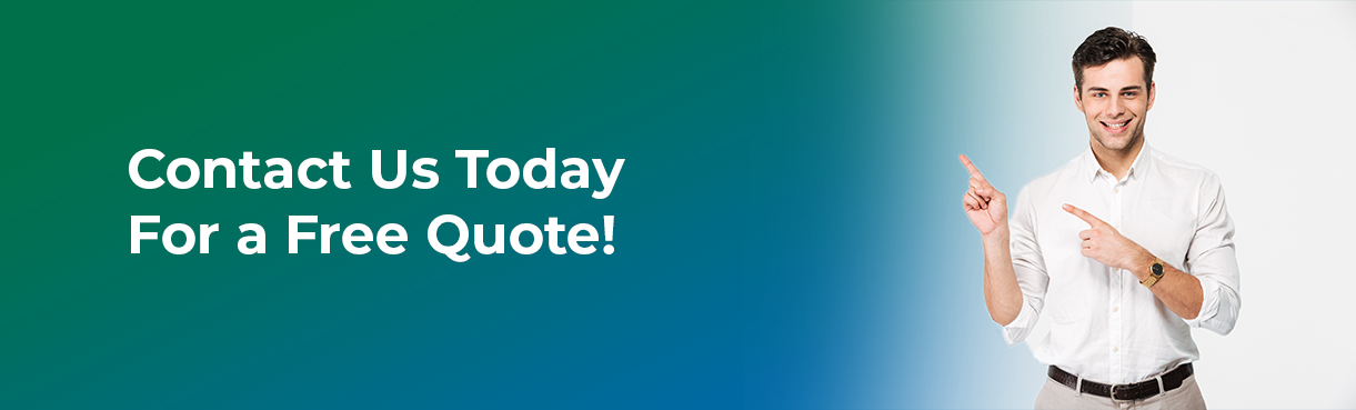 Contact us for a free quote - Image of a young man in a dress shirt and khakis